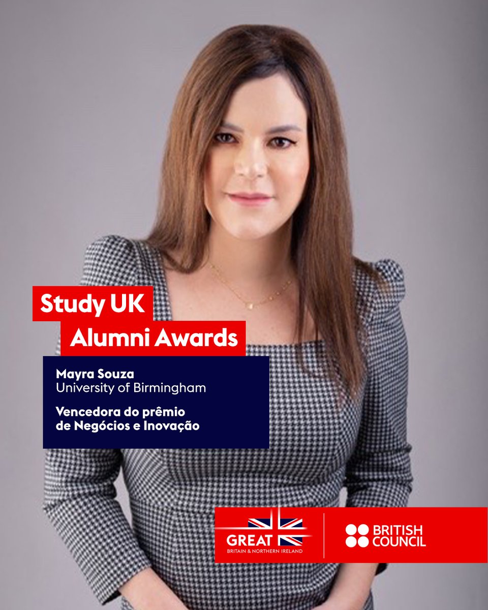 brBritish's tweet image. 🌍 Impacto global com inovação e sustentabilidade! Com +20 anos de experiência, Mayra Souza lidera advocacy e compliance na IFF. Estudou na Harvard Kennedy School e LSE, impulsionando negócios sustentáveis. 💡 Descubra mais alumni no nosso feed! #UKAlumniAwards #StudyUK
