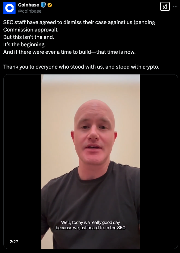 Tyler_Did_It's tweet photo. The Morning Minute (2.21)

⏰Top News:
-Crypto majors grind up, BTC passes $99,000
-ALTs dominate top movers with many seeing double digit gains
-New SEC cybercrime unit to put end to crypto crime SZN
-SEC drops case against Coinbase, COIN jumps pre-market
-KAITO soars in debut, hits $2B FDV; priority to stakers and NFT holders

🌎 Macro Crypto and Memes
-Crypto majors are very green; BTC +2% at $99,300, ETH +2% at $2,820, SOL +2% at $178
-IP (+50%), JTO (+24%), MKR (+23%) and Sonic (+17%) lead alts
-The IP token from Story Protocol soared 180% to $7 on Thursday, up nearly 300% on the week

-The SEC launched a new Cyber Crimes unit to focus on fraud in crypto and emerging tech
-Franklin Templeton launched a EZPZ ETF with weighted Bitcoin and ETH exposure

-Current stablecoin legislation in the GENIUS act is thought to bring in a potential flood of tokens from tech giants like Uber, Meta and more
-Meanwhile Figure Markets introduced the first SEC-regulated yield-bearing stablecoin on Solana called YLDS

-Utah became the first state to pass its Bitcoin Strategic Reserve bill through the Senate
-The ECB is moving forward with plans to launch a blockchain-based payments system aimed at establishing a CBDC for Europe
-Metaplanet increased its Bitcoin holdings to hold 0.01% of the overall supply
-The Ethereum Pectra upgrade is set to have a major impact on Ethereum staking, potentially reducing infra costs by 90%

In Memes
-Memecoin leaders were mostly green with DOGE +1%, Shiba +2%, PEPE +5%, TRUMP -1%, BONK +4% & PENGU +8%
-Kanye is reported to launch a memecoin soon with 70% of the token supply for himself

💰 Token, Airdrop & Protocol Tracker
-Kaito launched its token and hit a $1.7B FDV in its first day of trading, while promising priority rewards for NFTs and KAITO stakers
-Solana and the Colosseum introduced the Eternal as a 4 week dev spring between hackathons with $250k in pre-seed funding
-Crossmint introduced Solana Smart Wallets for mass adoption which are programmable, gasless, without tx approvals, seedless and more
-Illuvium announced a company restructuring to extend its runway
-Wasabi opened KAITO vaults for those who want to earn yield but not deal with the 7-day cooldowns on Kaito

🤖 AI x Crypto
-Overall market cap is up 10% at $7.4B, leaders all very green
-VIRTUAL (+23%), FARTCOIN (+13%), ai16z (+17%), ARC (+21%), FAI (+7%)
-POLY (+75%), SEKOIA (+57%) and PH (+48%) were top movers
-BNKR leads mindshare as more Base-native AI tokens see chatter following the Clanker listing
-New sports betting AI Agent Billy Bets loaded a wallet with $100k USDC ahead of its first night of NBA bets

📰NFT Headlines:
-ETH NFT leaders were green on the day, KAITO NFTs lead
-Punks even at 35.5 ETH, Pudgy +5% at 9.1, BAYC +1% at 13.9 ETH, Azuki +1% at 2.8 ETH; Milady +5% at 3.9
-Kaito Genesis NFTs jumped 50% to 3.4 ETH after the team invested royalties money into sweeping 20 off the floor

-BTC NFT leaders were mostly red; Bitcoin Puppets -3%, NodeMonkes -1%, OMB -3%, Quantum Cats +4%
-The Runes leaders were mixed; DOG even at $282M mc, PUPS -12% at $31M, Magic Internet Money +15% at $60M

-Arsonic introduced a new NFT collection Budscapes along with a new NFT auction platform called Bidswar
-Abstract saw its first NFT runner with OCH Genesis Heroes which ran 4x to 0.3 ETH with the OCH Genesis Rings jumping 100% to 1.45 ETH