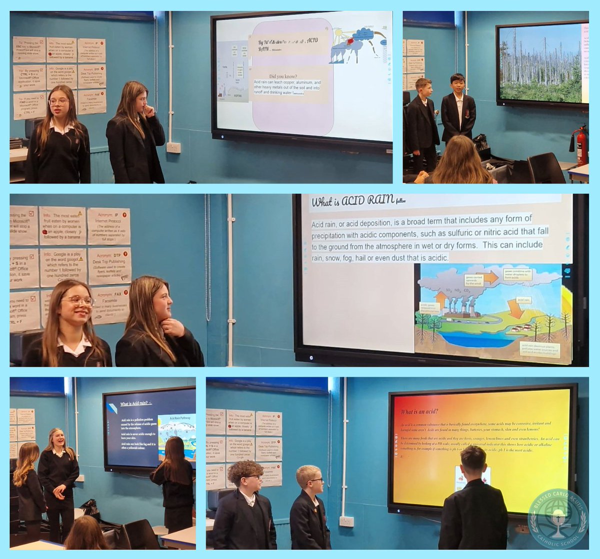 BCACS_Science's tweet image. Mr. Morgan's Year 7 class did some fantastic presentations about acid rain yesterday! 🌧️⚗️ Great research, confident speaking, and some brilliant visuals. Future scientists in the making! 🔬👏 #ScienceStars #Year7 #AcidRain @BishopHedleyRC