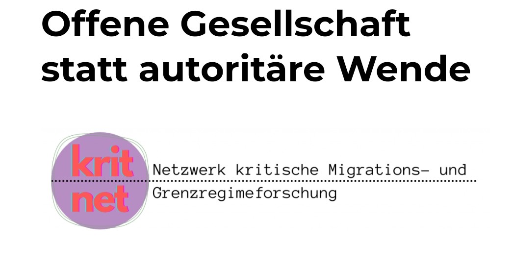 Unser <a href="/kritnet/">kritnet</a> Statement zur Bundestagswahl: „Offene Gesellschaft statt autoritäre Wende. Gegen den Abbau des Rechtsstaats im Gewand der Migrationspolitik“
next.kritnet.org