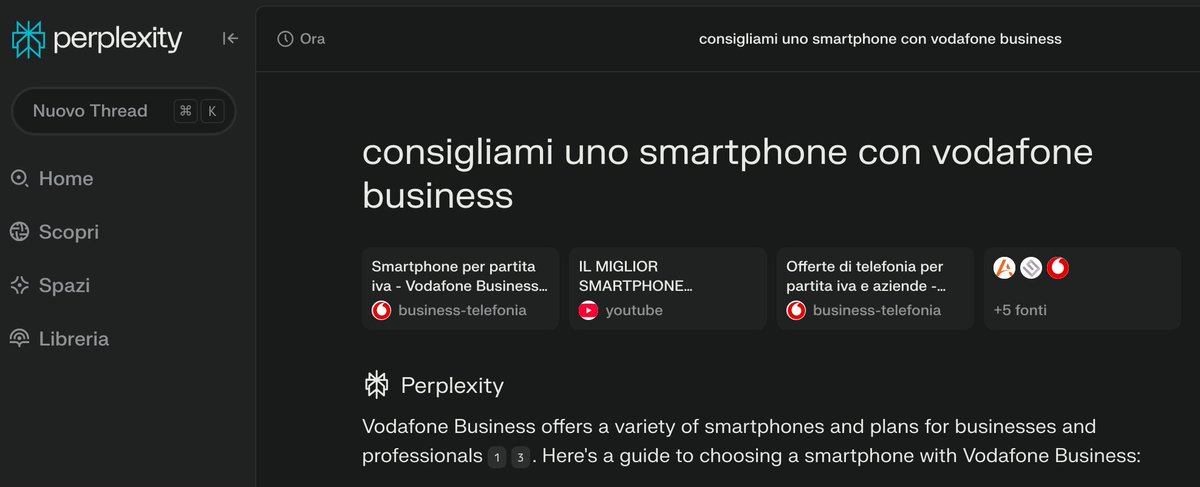 La #SEO è sempre in continua evoluzione. Vedere che i chatbot con intelligenza artificiale suggeriscono i tuoi siti web, generando clic organici di qualità grazie a un'efficace strategia SEO, è una bella soddisfazione.

Good work takes hard work 💪
📲 business-telefonia.it
