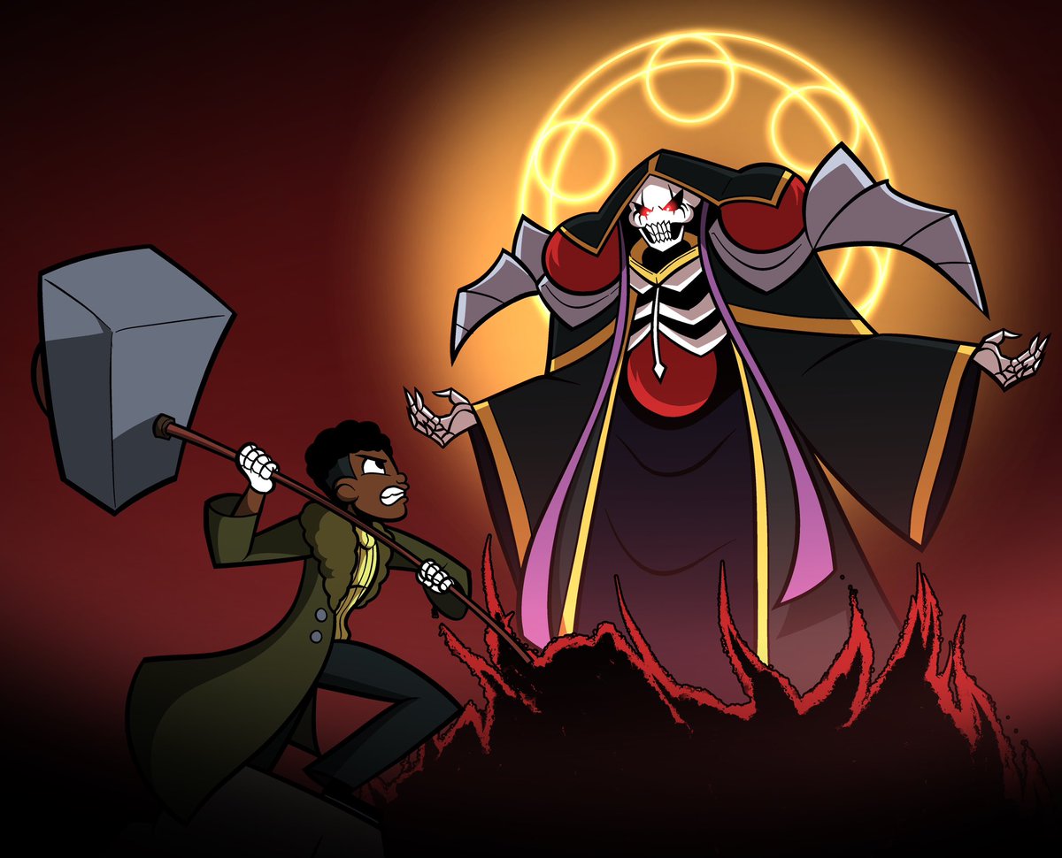 wondercrater's tweet image. Might be biased, but i think it would make for one hell of a deathbattle, maybe someday. Art by @JosephBrito7 

#Fragmented. #Overlord