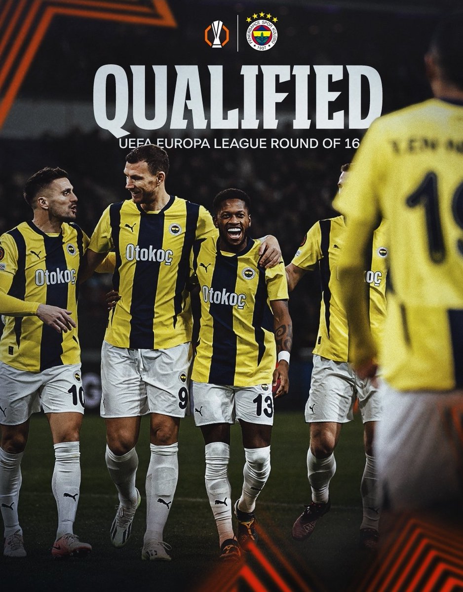 Avrupa da yoluna devam eden tek Türk takımı, öyle hakem yardımıyla değil. Tırnaklarıyla kazıya kazıya. Yolumuz kupa olsun inş 🟡🔵💪