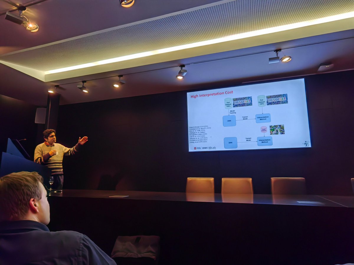 We participated at the Research Day of the Antwerp Center on Responsible #AI - #ACRAI where <a href="/Salma_h/">Salma Haidar</a>  and <a href="/behzadikhormuji/">Hamed Behzadi</a>  presented their work on #explainability-driven #HSI and #interpretability, respectively. 
#ML <a href="/UAntwerpen/">UAntwerpen</a> <a href="/IDLabResearch/">IDLab</a> 
uantwerpen.be/en/research-gr…