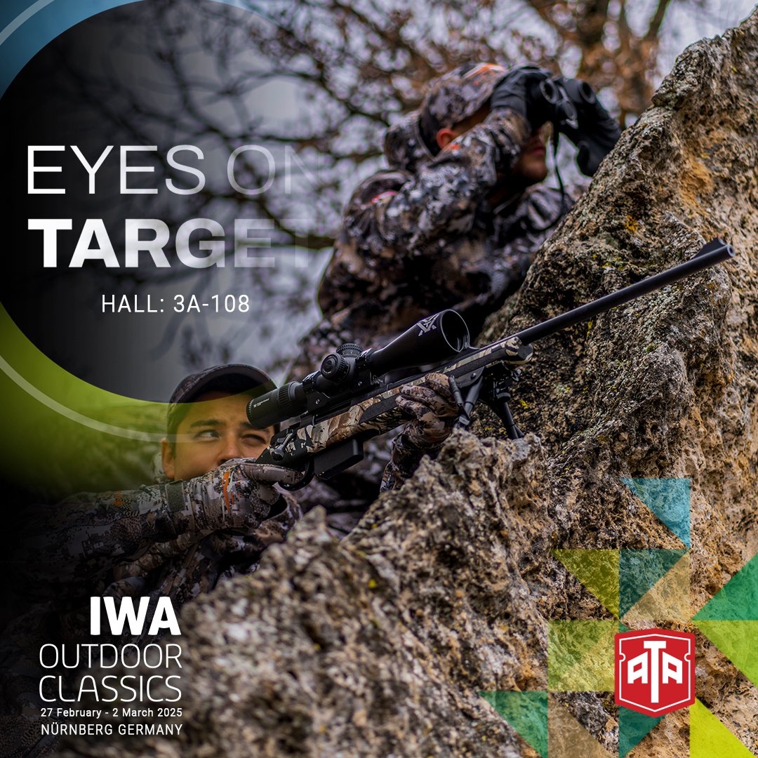 ATA AT IWA OUTDOOR CLASSICS 2025!

One of the world's most prestigious hunting, shooting, outdoor, and security fairs, IWA Outdoor Classics 2025, will take place in Nuremberg, Germany, from February 27 to March 2, 2025. As ATA, we are excited to showcase our latest products and