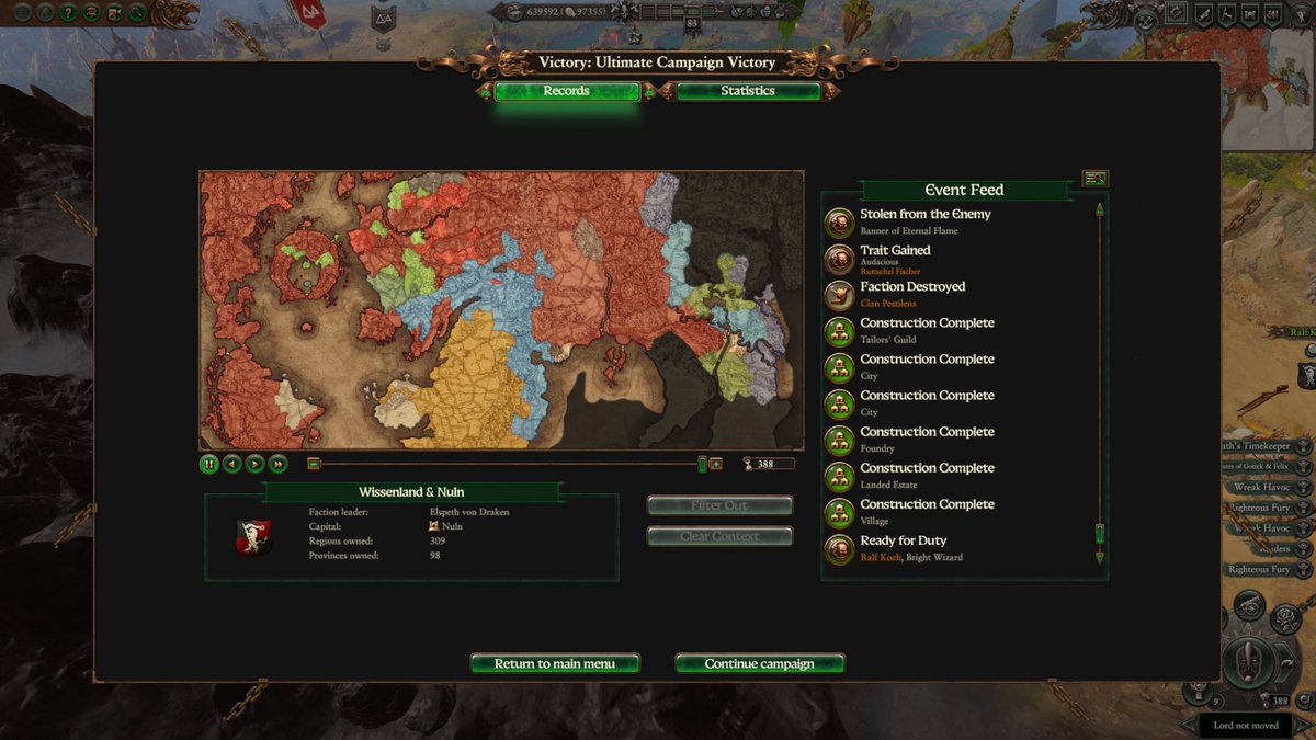INickOfTimeI's tweet photo. Game Completion #3
Total War: Warhammer 3
Elspeth Von Draken Ultimate Campaign victory!

I can never put this game once I start! Total War continues to prove why it's the king of the genre. https://t.co/xAUJyWUs61
