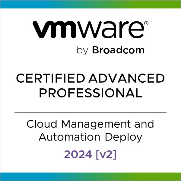 fdlsistemi's tweet photo. View my verified achievement from @Broadcom. https://t.co/P1eY9pn5mm via @credly
@VMware @VMwareAriaAuto @VMwareEducation @VCIProgram
#VMware #VMwareAriaAuto #VMwareEducation #VCIProgram https://t.co/zF6VZBRezB