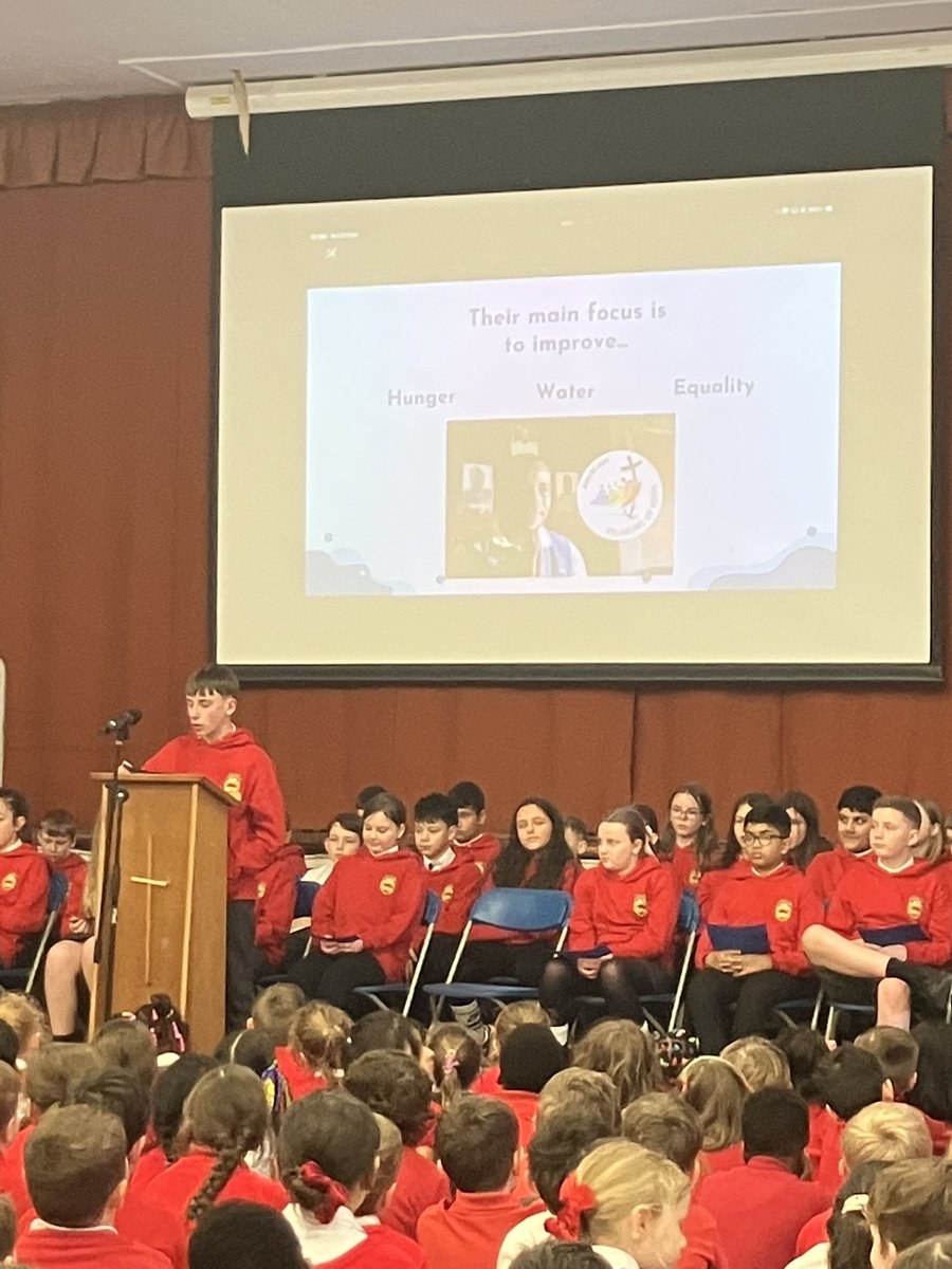 Our <a href="/stfrancisP7/">Primary 7</a> children launched our school  <a href="/sciaf/">SCIAF 🧡</a> appeal for this Lent #weebox We are allow excited to participate in the activities while raising money for SCIAF