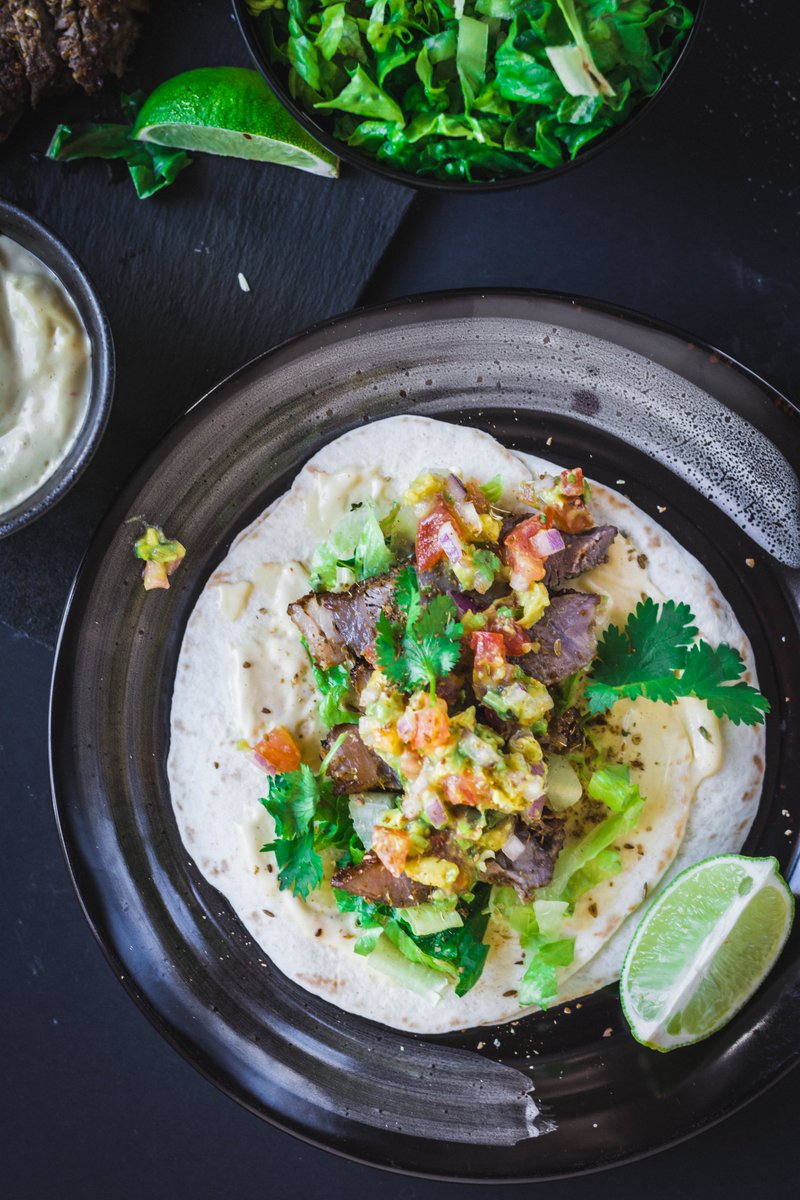 spiceadventurs's tweet photo. It’s #tacothursday at our home tonight!

Tender, juicy slices of beef steak encased in soft tortillas and generously topped with a fresh avocado salsa and chilli mayo. Delicious, isn’t it?

https://t.co/SX2vWV64At https://t.co/wgGJkjl354