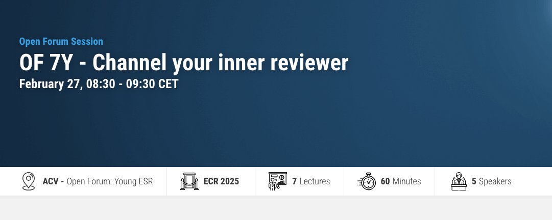 Renato Cuocolo (@renatocuocolo) on Twitter photo Looking forward to #ECR2025 (by <a href="/EuEsr/">ESR EU & International Affairs</a>), a must for all with an interest in medical imaging. Great opportunity to discuss with experts in the field and keep up to date.
See you soon in #Vienna! Looking forward to #ECR2025 (by <a href="/EuEsr/">ESR EU & International Affairs</a>), a must for all with an interest in medical imaging. Great opportunity to discuss with experts in the field and keep up to date.
See you soon in #Vienna!