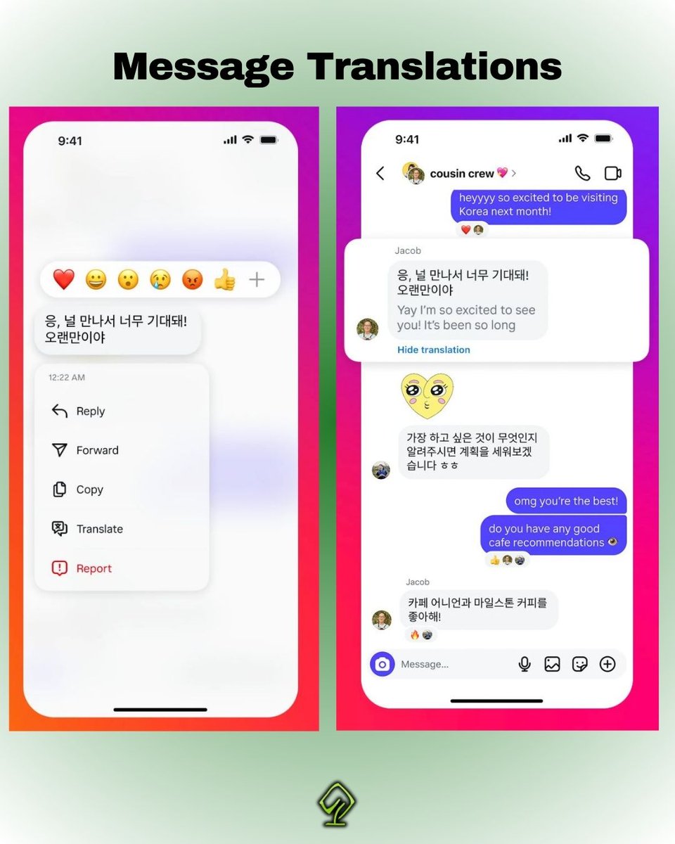 GreedyTech's tweet image. Meta announced new updates for Instagram DMs!

They have introduced features such as: Message translation, scheduled messages, pinned content, group chat QR codes and music stickers.

#instagram #greedytech