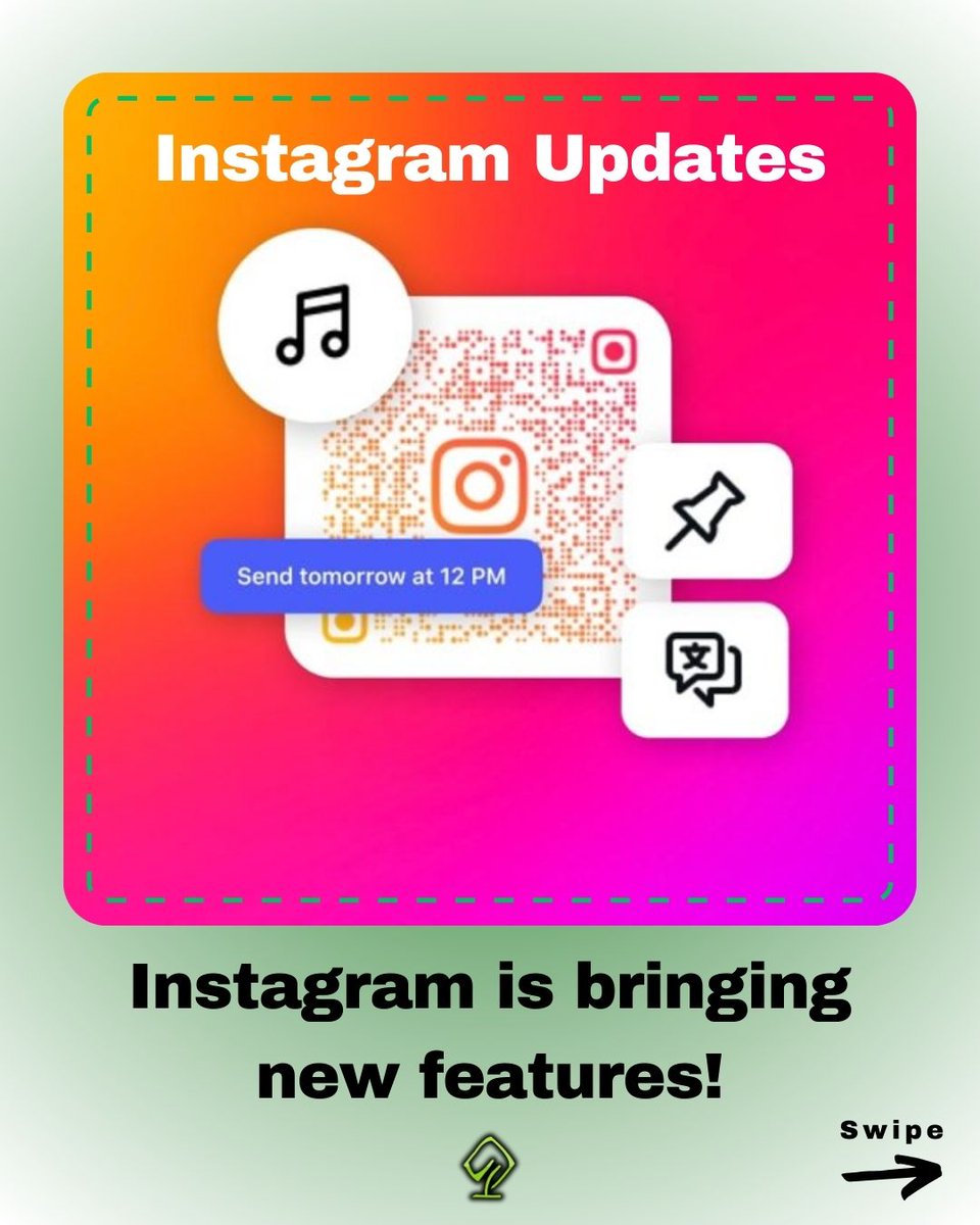 GreedyTech's tweet image. Meta announced new updates for Instagram DMs!

They have introduced features such as: Message translation, scheduled messages, pinned content, group chat QR codes and music stickers.

#instagram #greedytech