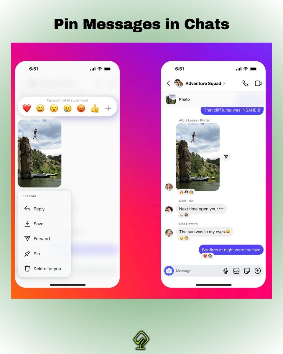 GreedyTech's tweet image. Meta announced new updates for Instagram DMs!

They have introduced features such as: Message translation, scheduled messages, pinned content, group chat QR codes and music stickers.

#instagram #greedytech