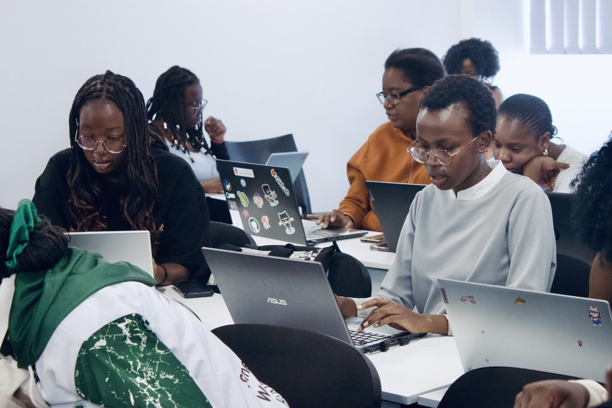 PyladiesNamibia's tweet photo. Learning to code today, changing the world tomorrow!🌍 #DjangoGirlsNamibia #WomenInTech https://t.co/p63b64qqYK