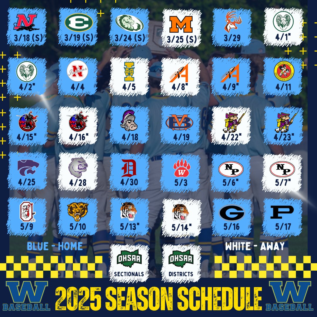 🚨 2025 SCHEDULE RELEASE 🚨

#GoWoo | <a href="/alwaysageneral/">Wooster HS Athletics</a> | #RollGennys