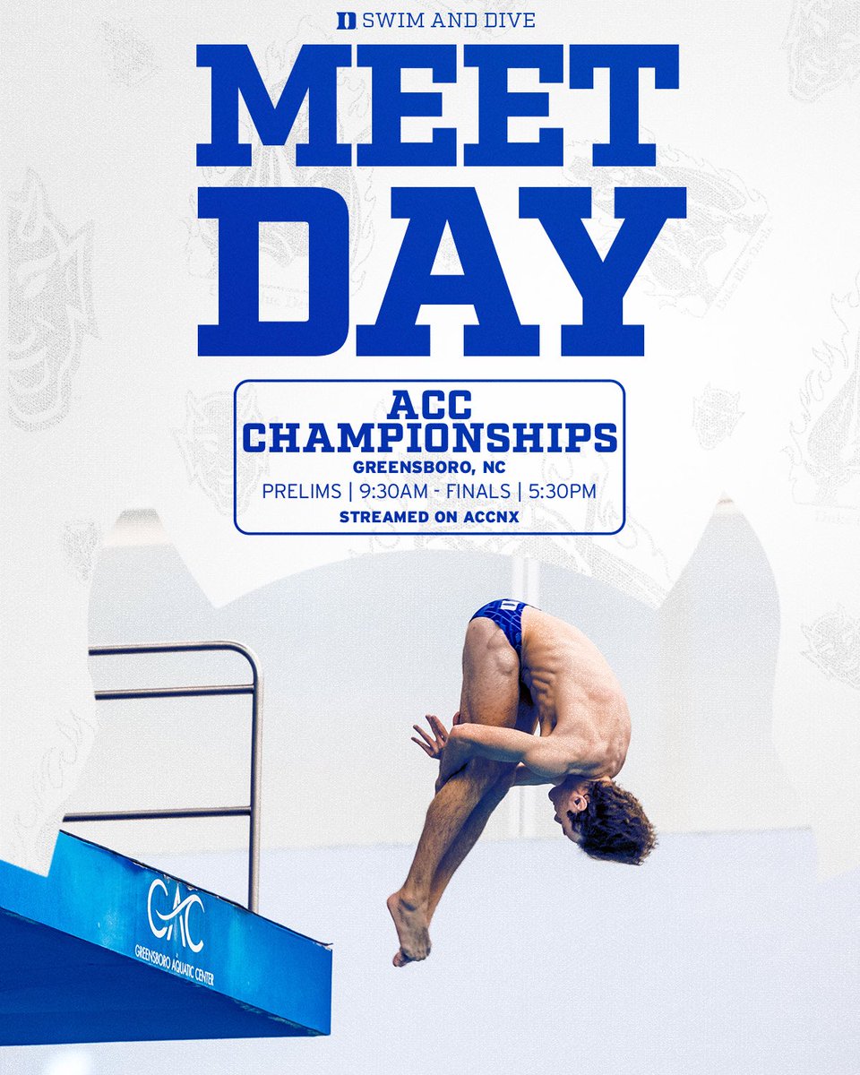 Day 4 of ACC Championships in Greensboro 💪

💻 goduke.us/42XtTbq 
📈 Meet Mobile

#GoDuke