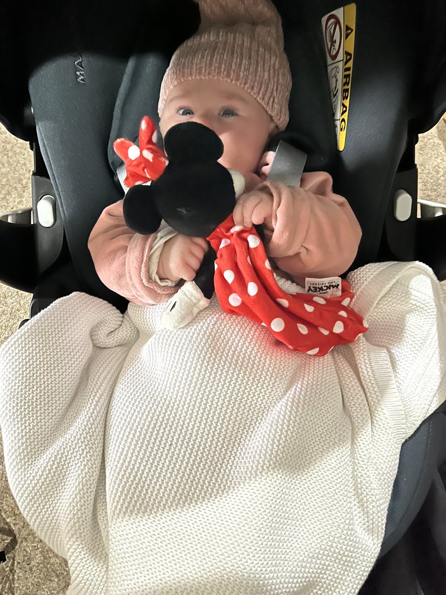 4 month vaccine complete 🥰 she did so well 💜