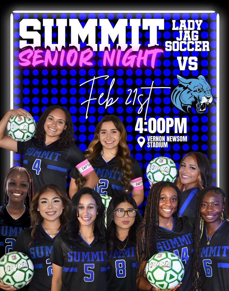 It’s Senior Night!!! Come out 🥶🥶🥶 and help us celebrate these AMAZING young ladies!!! 4:00 at Newsom!!
