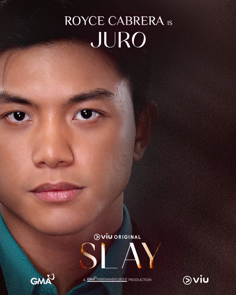 Talk about looks, drama, and a whole lot of secrets. 🔥 Get ready to meet the cast of #SLAYonViu because things are about to get messy.

#RoyceCabrera as Juro