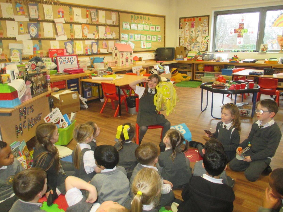Excellent Show and Tell in Room 2.  We learned about lions, Mary Poppins and The Solar system.