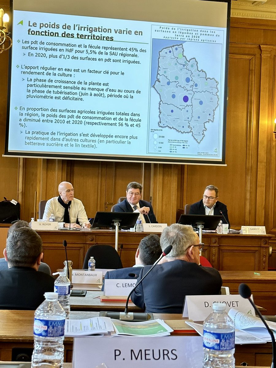 Félicitations à mon ami <a href="/CardonLaurent/">Laurent Cardon</a> élu ce matin et installé nouveau président de la chambre d’agriculture de l’#Aisne.

▪️1er département 🇫🇷 producteur de betteraves sucrières 
▪️2ème département 🇫🇷 producteur de blé et de carottes
▪️10% du champagne 🥂de France
▪️70% de