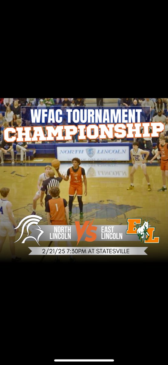 GAMEDAY!! Round 3 vs. East Lincoln! This time @ Statesville for the Conference Tournament Championship!!