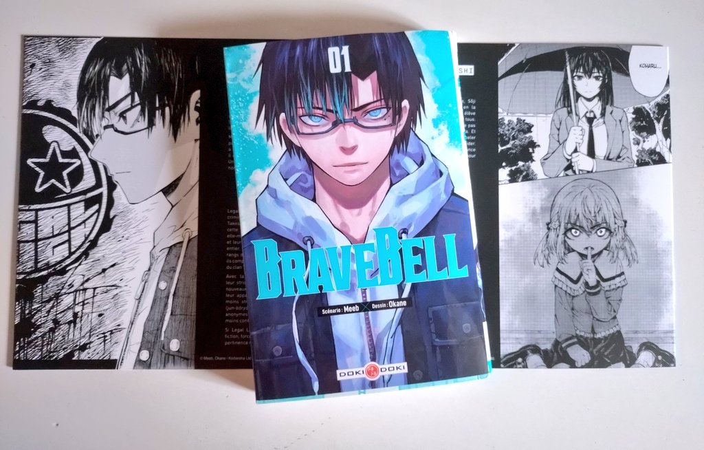 Naka_manga's tweet photo. Lezgo pour le premier opus de #BraveBell 🤩 chez @dokidoki_manga
Le manga de @meebmeebmeeb comptera 6 tomes au total. Je vous en parle sous peu. 😉 https://t.co/IBLXroz8AK