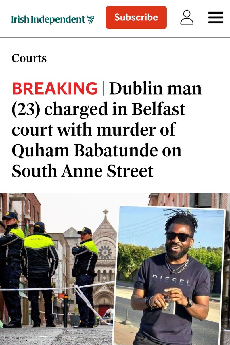 HolyJazus's tweet image. This is the 23 year old 'Dublin man' Ryan Adede...the stabber of south Anne street.¹
@an_brasan 
@DublinTaxiDave 
#migrantcrime