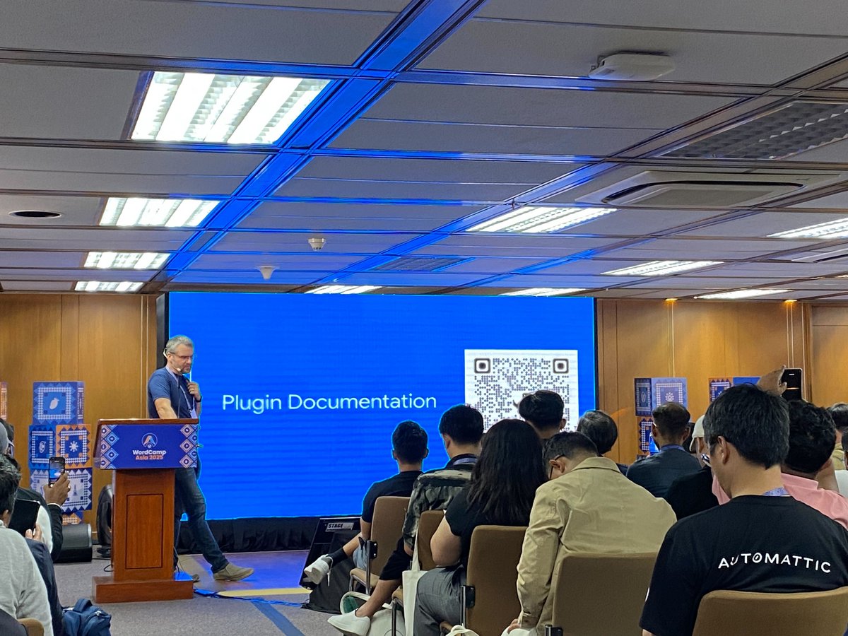 We_are_AG's tweet photo. Day one at WordCamp Asia has been an absolute blast! The team are loving their first ever WP event, and there’s plenty more to come.

We’ll be around tomorrow as well, so if you’re here, come say 👋 We’d love to chat all things WordPress, Woo and payments. #wcasia #WPCommunity https://t.co/MSSLngw6Nm