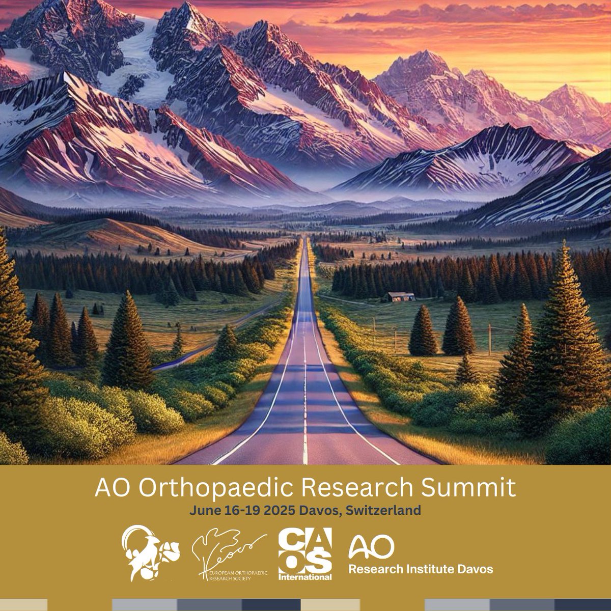 Davos, in the Swiss Alps, will host a major orthopedics congress June 16-19, 2025. 🏛️ For the first time in two decades, CAOS and EORS will collaborate with ARI Orthopaedics to highlight the power of collaboration. Welcome to Davos in June. ➡️ Learn more ow.ly/qiPx50V1MTP