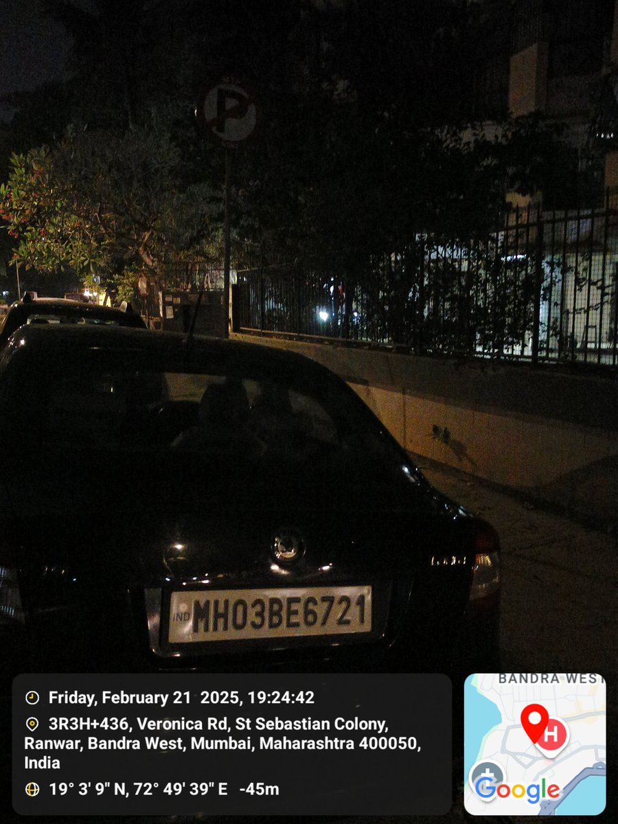 Ricper16's tweet image. @CPMumbaiPolice@MNCDFbombay @MTPHereToHelp@mumbaitraffic. This car is parked in a No Parking Zone on Veronica Road Bandra West next to KyleMore building. Kindly issue the owner of the vehicle a parking ticket