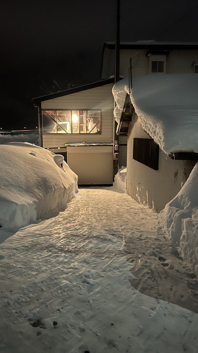 Satoshi_Itaba's tweet photo. スノーダンプとスコップのみ！
毎年雪かきスキルがアップしていく… https://t.co/scO3qYLy7L
