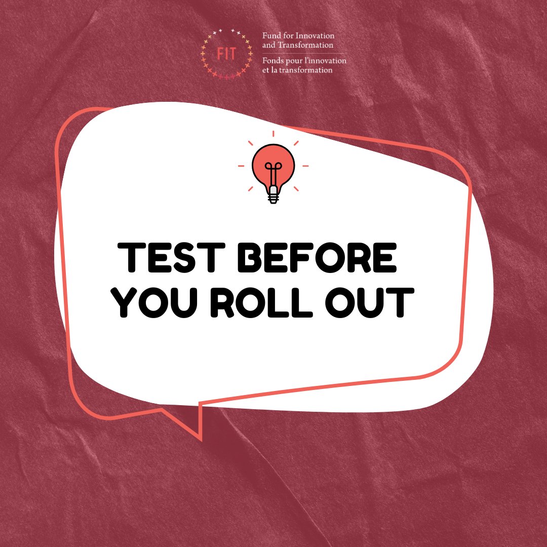 fit_fit_ca's tweet image. Before you go big, test small! 🛠️Testing your data collection tools with a small group ensures clarity, avoids confusion, and prevents technical issues. Get it right before rollout.✅ ow.ly/5gEH50V2lc7
#DataTesting #FieldResearch @CanadaDev @MCIC_CA @Spur_Activer @ICN_RCC
