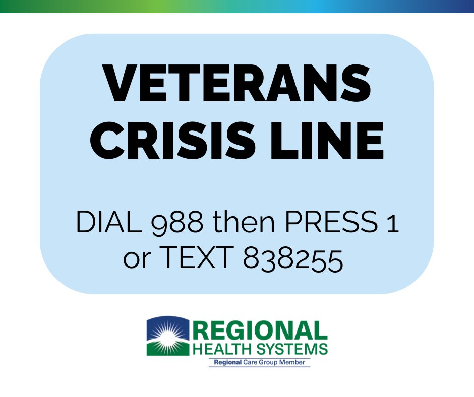 Do you know a veteran who may need help? The Veterans Crisis Line is here with confidential support 24/7. You don't have to be enrolled in VA benefits or health care to call.

Dial 988 then press 1 OR text 838255.

Learn more about signs of crisis: veteranscrisisline.net/signs-of-crisi…
