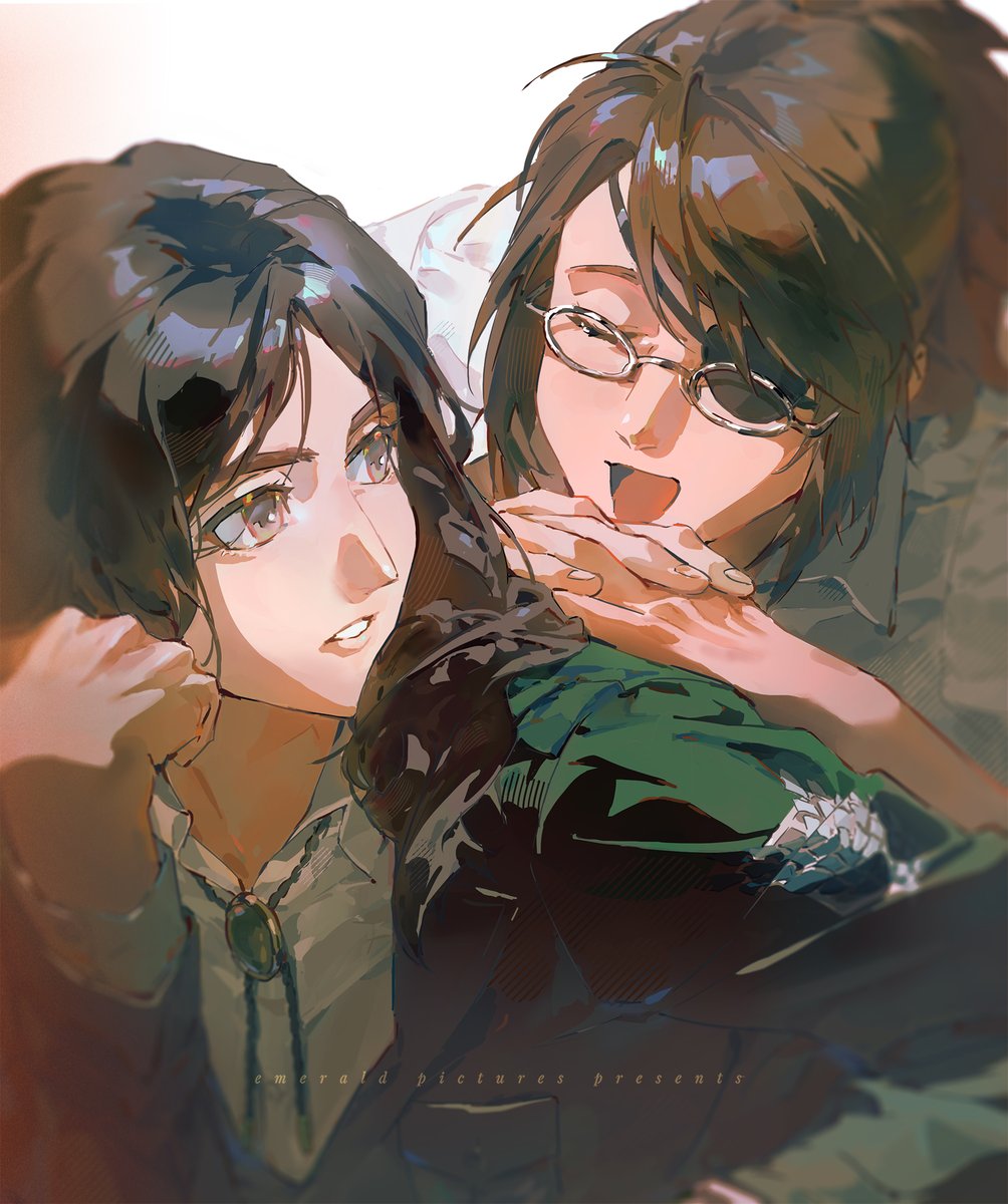 emmmerald_'s tweet image. #aot
