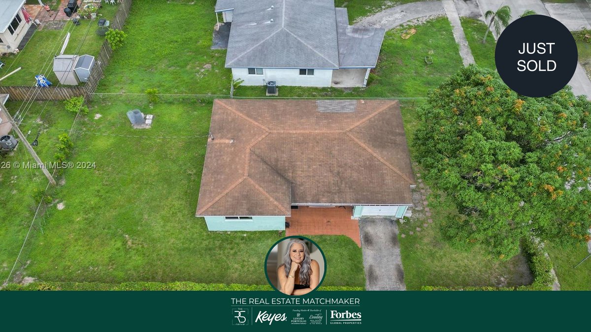 JgMatchmaker's tweet photo. 🛌 2 🛀 1 🚘 1
📍 410 Northwest 74th Avenue
My latest sale on RateMyAgent.
FLORIDA 3338941
https://t.co/yVHCOBkF3z
𝗖𝗢𝗡𝗧𝗔𝗖𝗧 𝗠𝗘 ➡️ JOANNA GUZMAN - 𝗧𝗛𝗘 𝗥𝗘𝗔𝗟 𝗘𝗦𝗧𝗔𝗧𝗘 𝗠𝗔𝗧𝗖𝗛𝗠𝗔𝗞𝗘𝗥 | Commercial and Residential Real Estate , ABR, PSA, CDS... https://t.co/rKu0ISCCvo