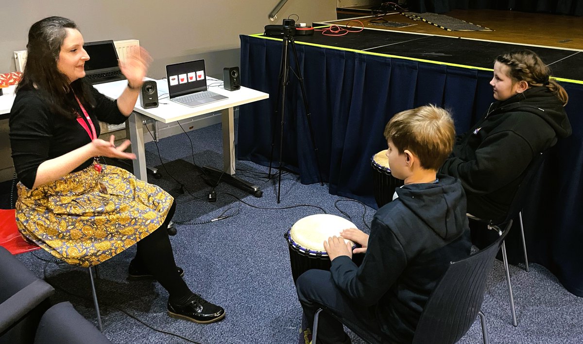 NTU School of Social Sciences (@ntusocsciences) on Twitter photo Yesterday, we've given an exciting session at Mansfield Library for <a href="/NottsFOSAC/">Nottingham Festival of Science and Curiosity</a>😍
We saw children playing drumming game and learning all about the simple rhythms, having them displayed on a computer screen 🥁🎶 Yesterday, we've given an exciting session at Mansfield Library for <a href="/NottsFOSAC/">Nottingham Festival of Science and Curiosity</a>😍
We saw children playing drumming game and learning all about the simple rhythms, having them displayed on a computer screen 🥁🎶