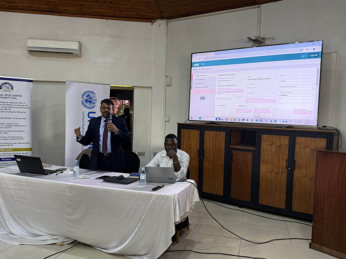 ThefiaU's tweet photo. Over the past two weeks, @ThefiaU has hosted a team from @UNODC_AML Vienna for an intensive Analysts Training, enhancing our capacity to detect & combat financial crime.

🔍 Key Highlights:
✅ System Optimization: Upgraded to Schema 5 for enhanced data processing & reporting.
✅ Case Management: Strengthened analytical workflows, report life cycles & digital case handling.
✅ Fraud Detection: Improved automatic linking & merging to identify financial crime patterns.
✅ Engagement with Reporting Entities: Banks & other REs trained on new XML reporting schema & compliance measures.
✅ Cybersecurity & Compliance: Implemented password policies, security roles & data integrity enhancements.

A huge thank you to @UNODC_AML Vienna for the invaluable expertise & collaboration in strengthening Uganda’s financial intelligence framework. Together, we are advancing AML efforts for a more transparent & resilient financial ecosystem! 🇺🇬💡

#AML #FinancialIntelligence #goAML
