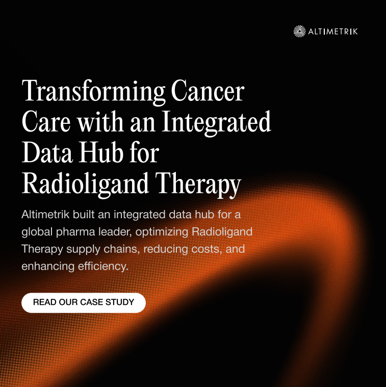 A global pharma leader partnered with Altimetrik to streamline Radioligand Therapy with an integrated data hub—reducing costs by 40% and accelerating life-saving drug deliveries.

Read the case study: altimetrik.com/case-study/tra…