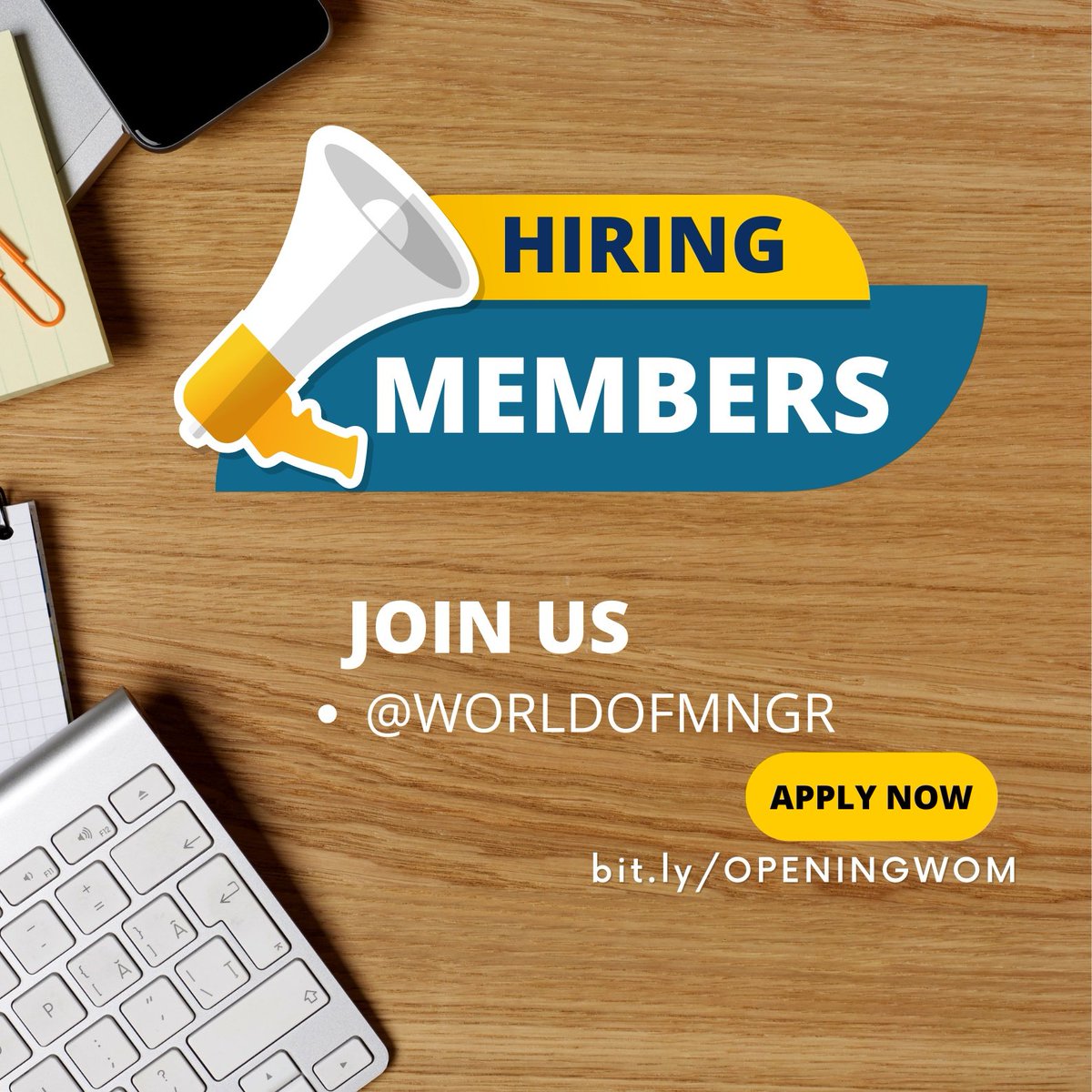 ᅠ
Hello, we are @WorldOfMNGR – a dedicated community for SQ managers! If you’re interested to joining us, simply fill the form and don’t forget to check the ALT. We’re also looking for fellow SQ/OA to connect with us!
ᅠ