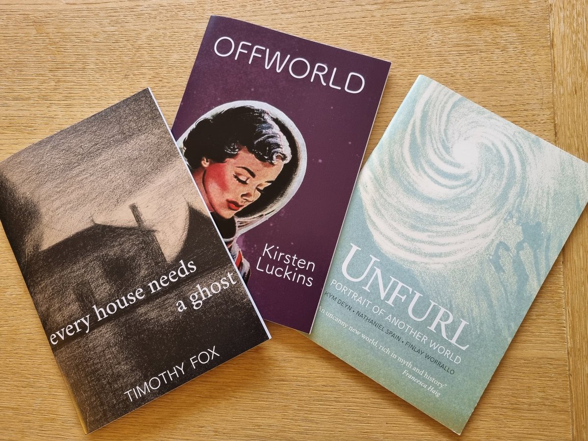 Congratulations to @timothy_fox_ and Kirsten Luckins on the launch of their poetry pamphlets at the <a href="/litandphil/">The Lit and Phil</a> yesterday evening. Really enjoyed the readings. Picked up another <a href="/TheBraag/">The Braag | Press & Journal</a> chapbook featuring <a href="/shortestwitch/">Kym Deyn 🔮</a> and @FWorrallo too.