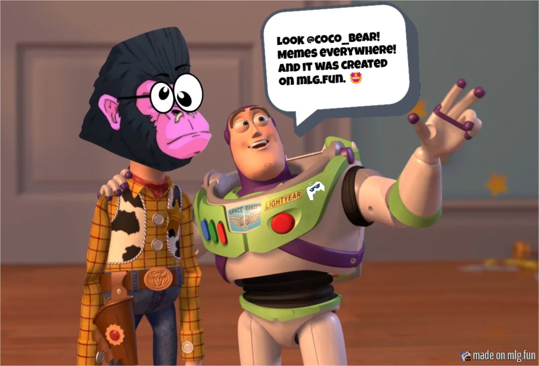 zhara0x's tweet photo. Look, @Coco__Bear! Maybe you’d consider $MLG or at least give this tweet a like? 🥺👉👈
#mlgmemes @MLGonRONIN https://t.co/LBTlnshS2S