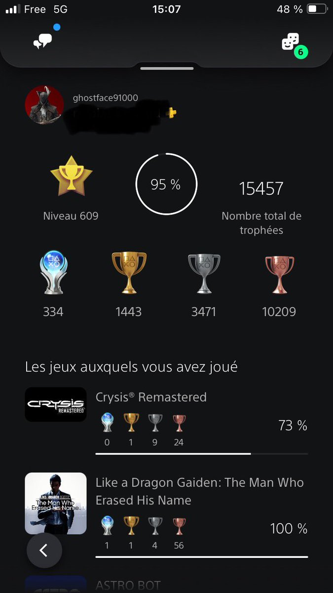 ghostface91L2O's tweet photo. @kjngamer 335 platinum very soon ! https://t.co/vXspStUJkj