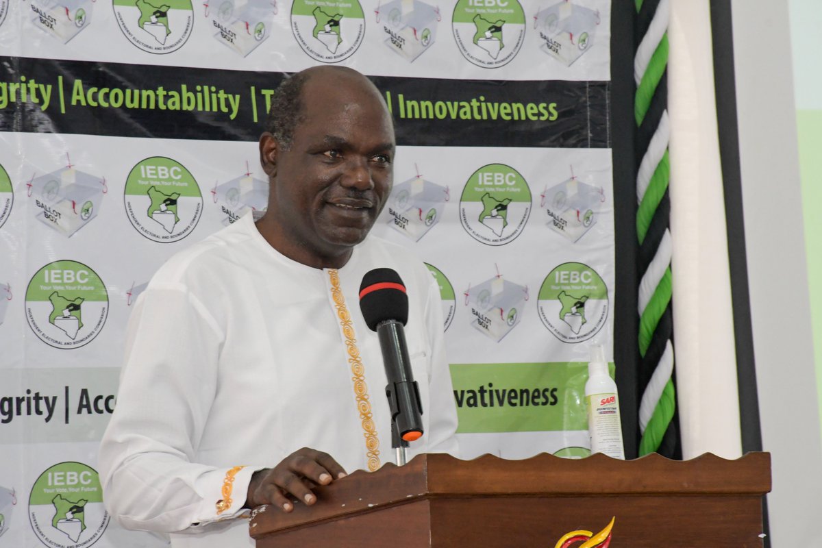 cgtnafrica's tweet photo. Kenya's former Independent Electoral and Boundaries Commission (IEBC) Chairperson Wafula Chebukati is dead.  He was 63. (Photo: @IEBCKenya/X) https://t.co/t17qMldf9u