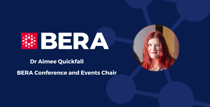 🌟 BERA is delighted to announce the appointment of Dr Aimee Quickfall <a href="/DrAimeeQuicks/">Dr Aimee</a> as the next Chair of the Conference &amp; Events Committee (CEC).

Aimee will take up the role on 1 January 2026. 

Find out more: bera.ac.uk/news/new-chair…
