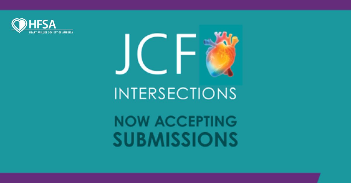 HFSA (@hfsa) on Twitter photo ICYMI: Journal of Cardiac Failure - Intersections is accepting submissions! 📚
Submit your high-quality science about the intersection of heart failure and other disciplines within the broader cardiovascular community: editorialmanager.com/jcf-i/default2…
#JCFI #JCF ICYMI: Journal of Cardiac Failure - Intersections is accepting submissions! 📚
Submit your high-quality science about the intersection of heart failure and other disciplines within the broader cardiovascular community: editorialmanager.com/jcf-i/default2…
#JCFI #JCF