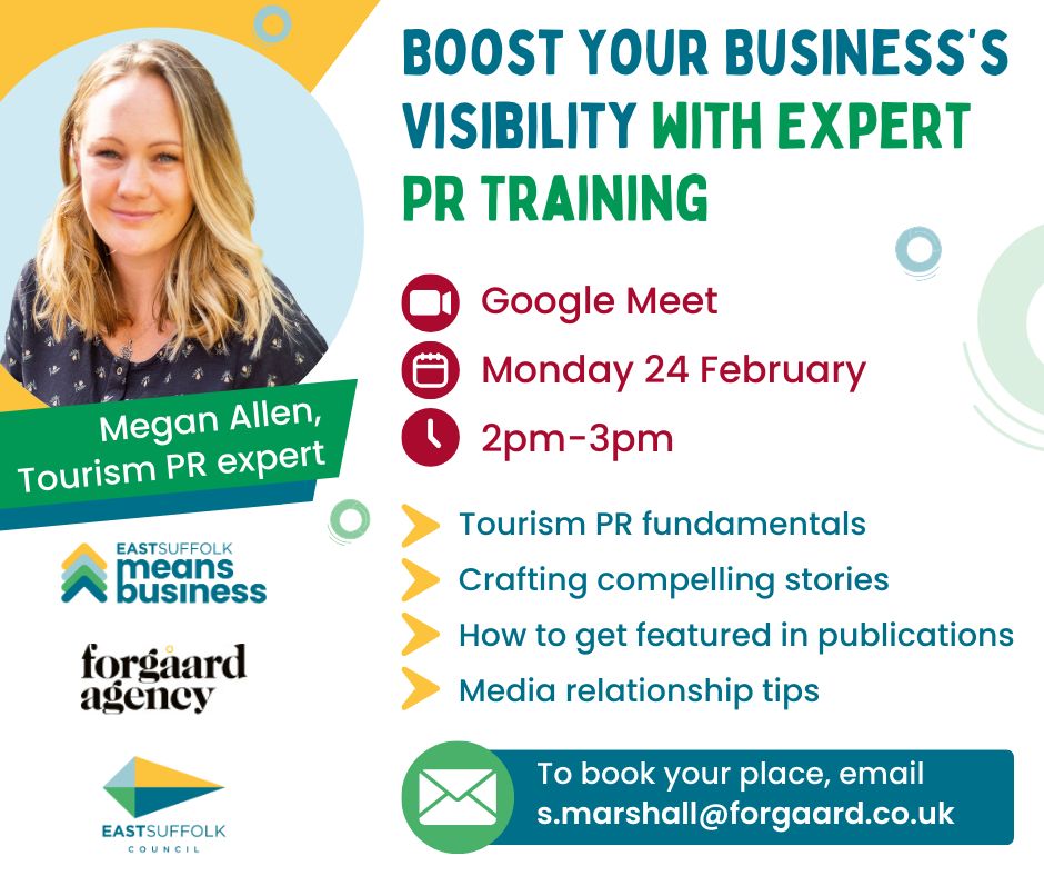 EastSuffolkMeansBusiness (@esmbiz) on Twitter photo As a result of the social value commitment to East Suffolk economy via a recent contract award, we are able to offer these FREE sessions with Megan Allen, founder and Editor of The Rural Travel Guide, and a monthly columnist for CountrySide Magazine! 🤩 <a href="/EastSuffolk/">East Suffolk Council</a> #TourismPR As a result of the social value commitment to East Suffolk economy via a recent contract award, we are able to offer these FREE sessions with Megan Allen, founder and Editor of The Rural Travel Guide, and a monthly columnist for CountrySide Magazine! 🤩 <a href="/EastSuffolk/">East Suffolk Council</a> #TourismPR