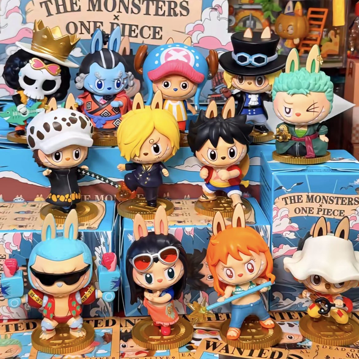 Here's an in person photo of the One Piece x The Monsters