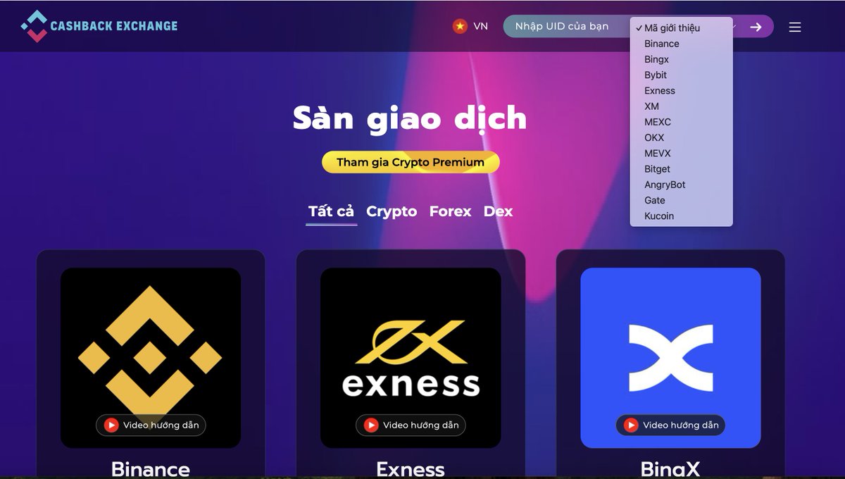 ✨ Thông báo hấp dẫn dành cho mọi người! ✨

Ai đã đăng ký qua link ref của Cashback Exchange (bất kỳ sàn nào cũng được) thì nhớ tham gia ngay nhóm Crypto Premium nhé!

🔥 Lợi ích khi tham gia nhóm:
✅ Hoàn phí giao dịch cực xịn.
✅ Mỗi tháng đều có deal thưởng