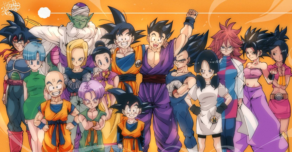 kinako_art's tweet photo. 【集合絵🐉】#ドラゴンボール https://t.co/oxgamx7Q4B